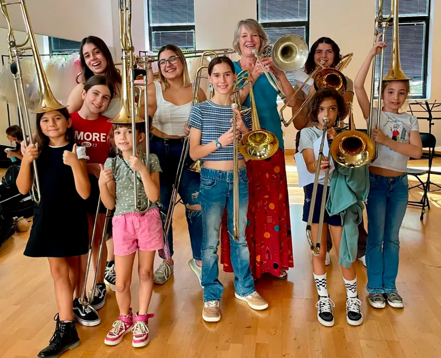 Trombonistas inspiradoras exposicion ribadeo
