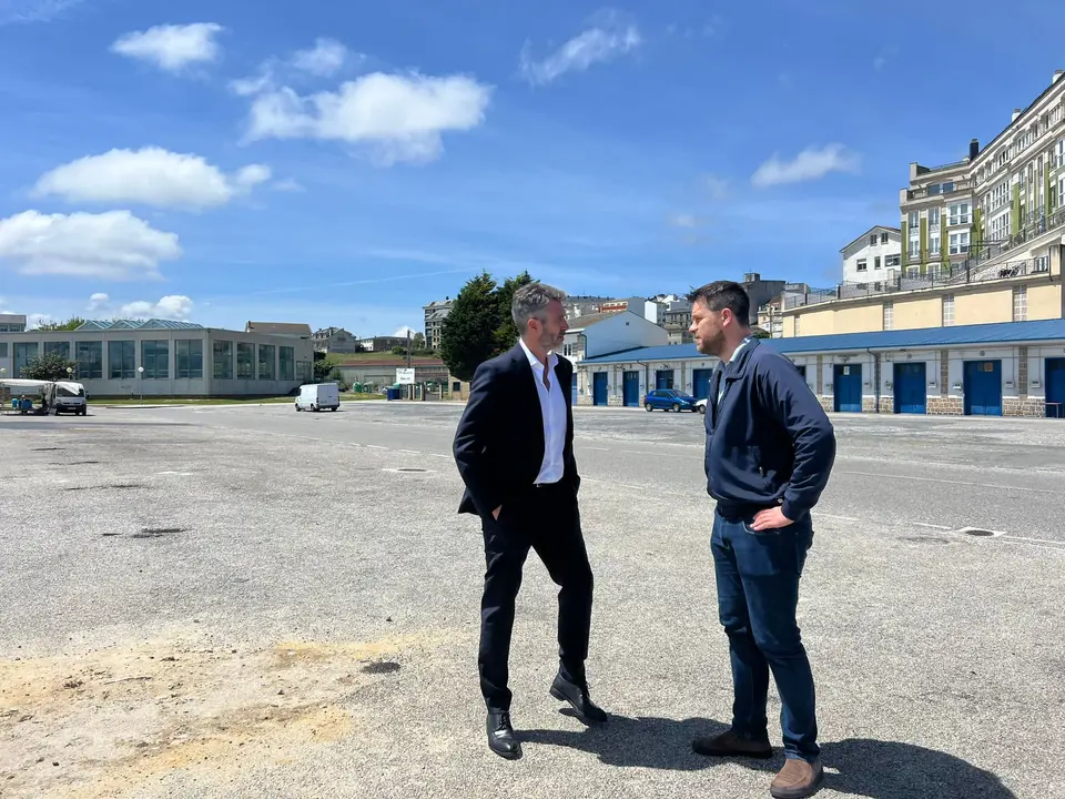 090524 O ALCALDE DE FOZ CO PRESIDENTE DA FEGAMP NO PORTO FOCEGO