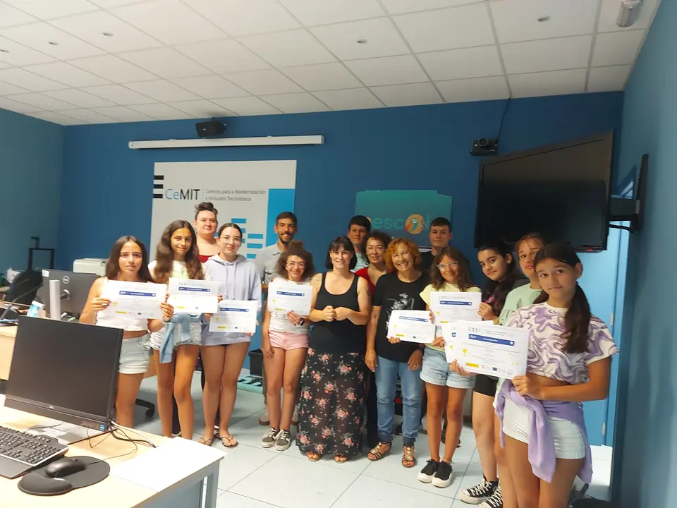 Clausura del curso de competencias digitales de Barreiros
