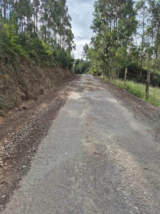 Obras en los caminos de Trabada