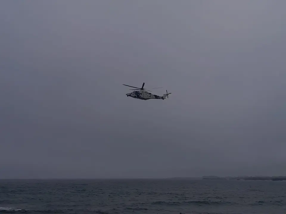 Helicóptero de rescate marítimo Pesca II.