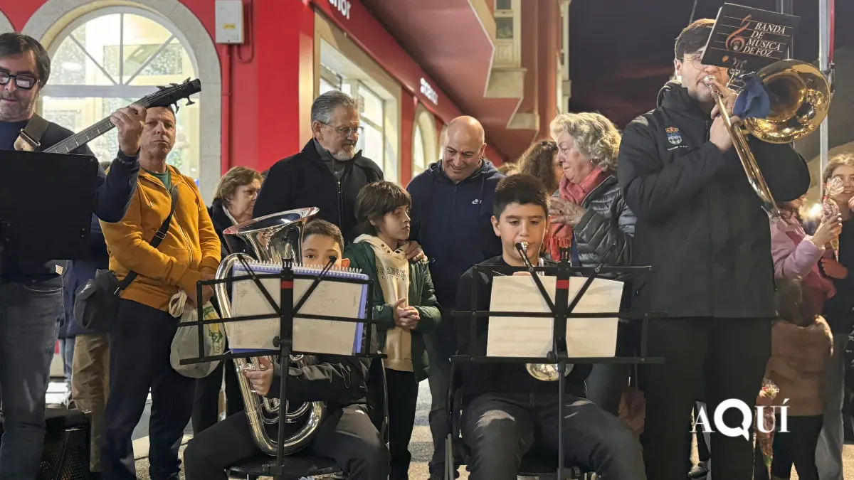 Encendido de las luces de Navidad de Foz (6)