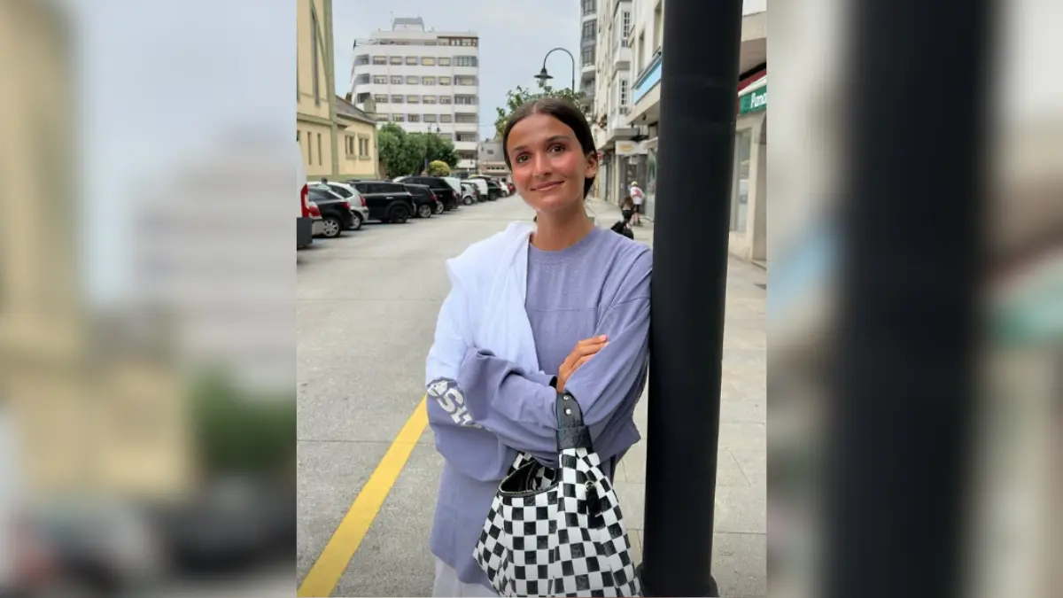 Alejandra Navarro en una foto en Ribadeo