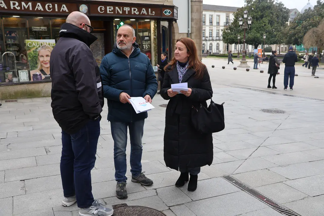 Antón Bao y Maite Ferreiro, del BNG de Lugo