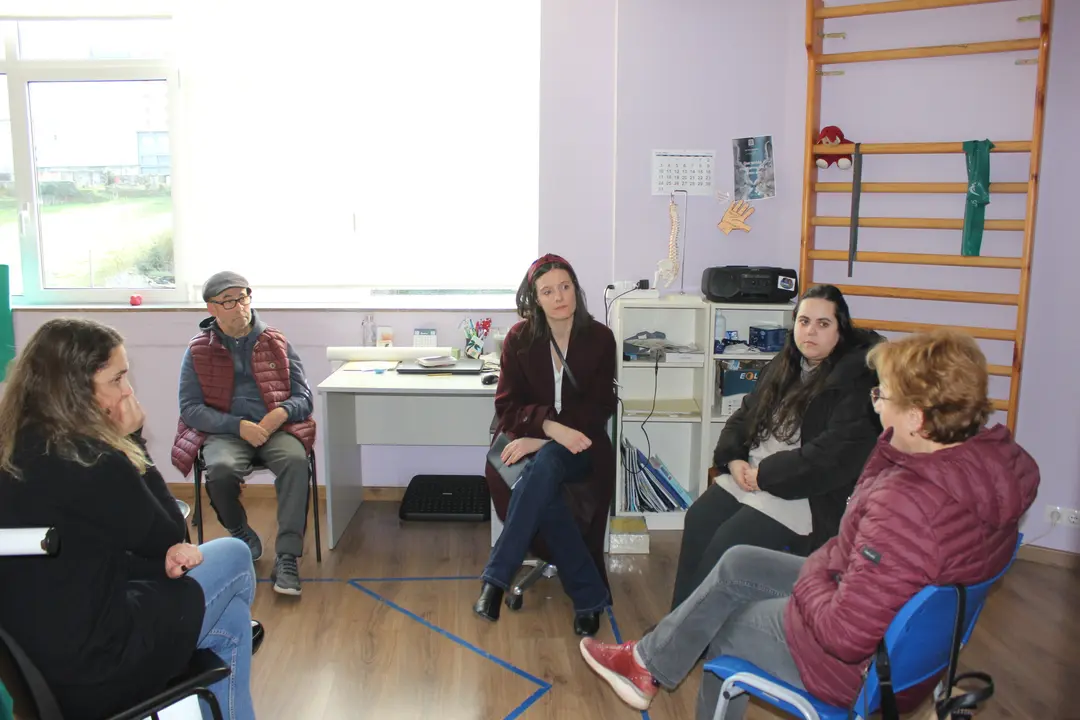 Olalla Rodil, durante su visita a Adace Lugo