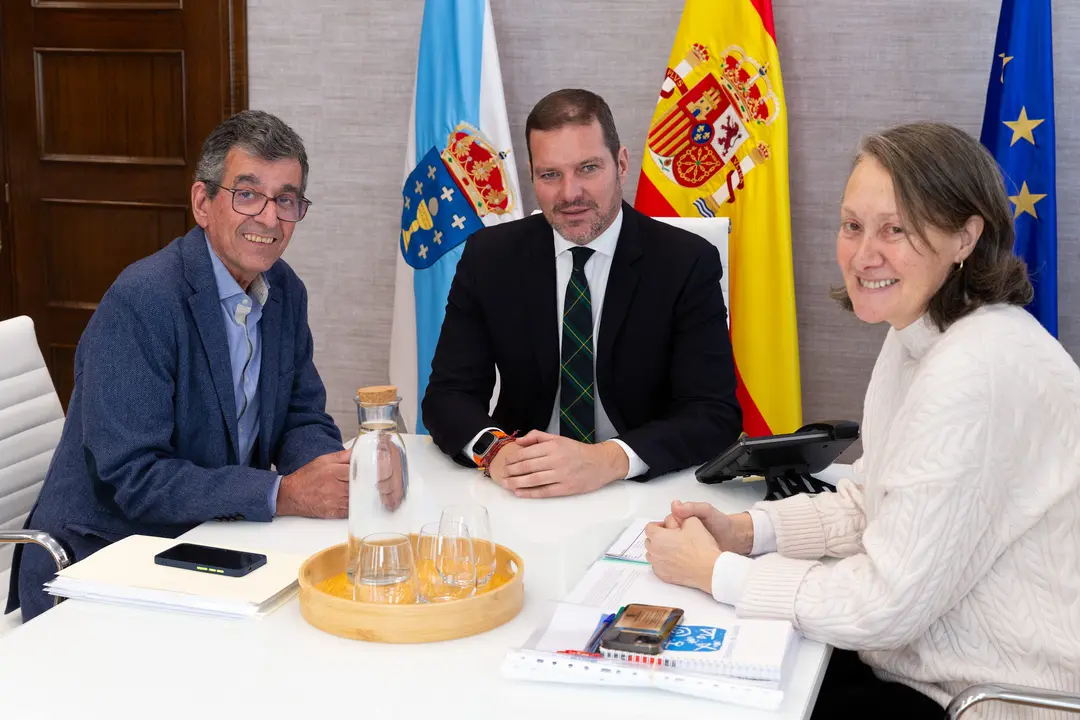 López Campos recibió al alcalde de Sober en San Caetano