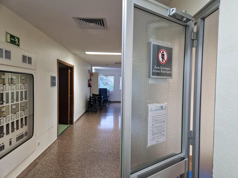 Zona quirúrgica del Hospital de Jarrio