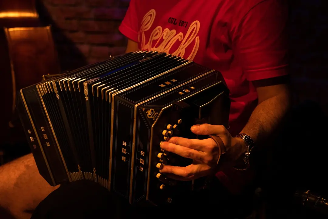 Música, acordeón, folk