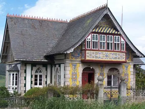 Villa Anita en Boal (arquitectura indiano) foto del parque histórico