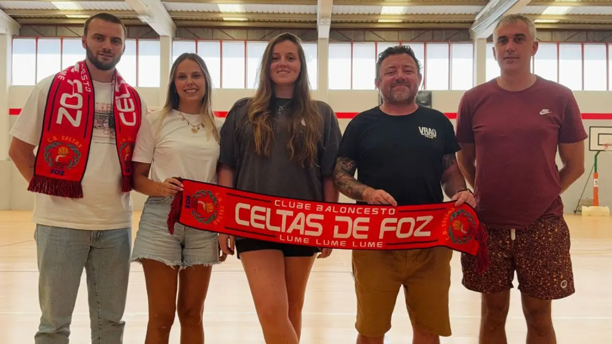 La nueva directiva del CB Celtas de Foz