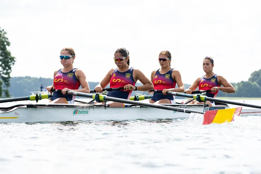 Laura Gonz&aacute;lez Alzu, en el Mundial sub-19 de remo