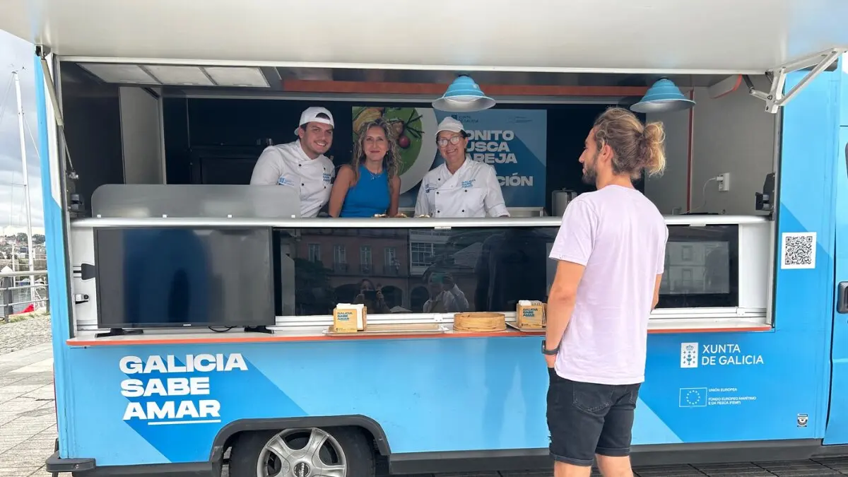 El foodtruck de Galicia Sabe Amar en Ferrol