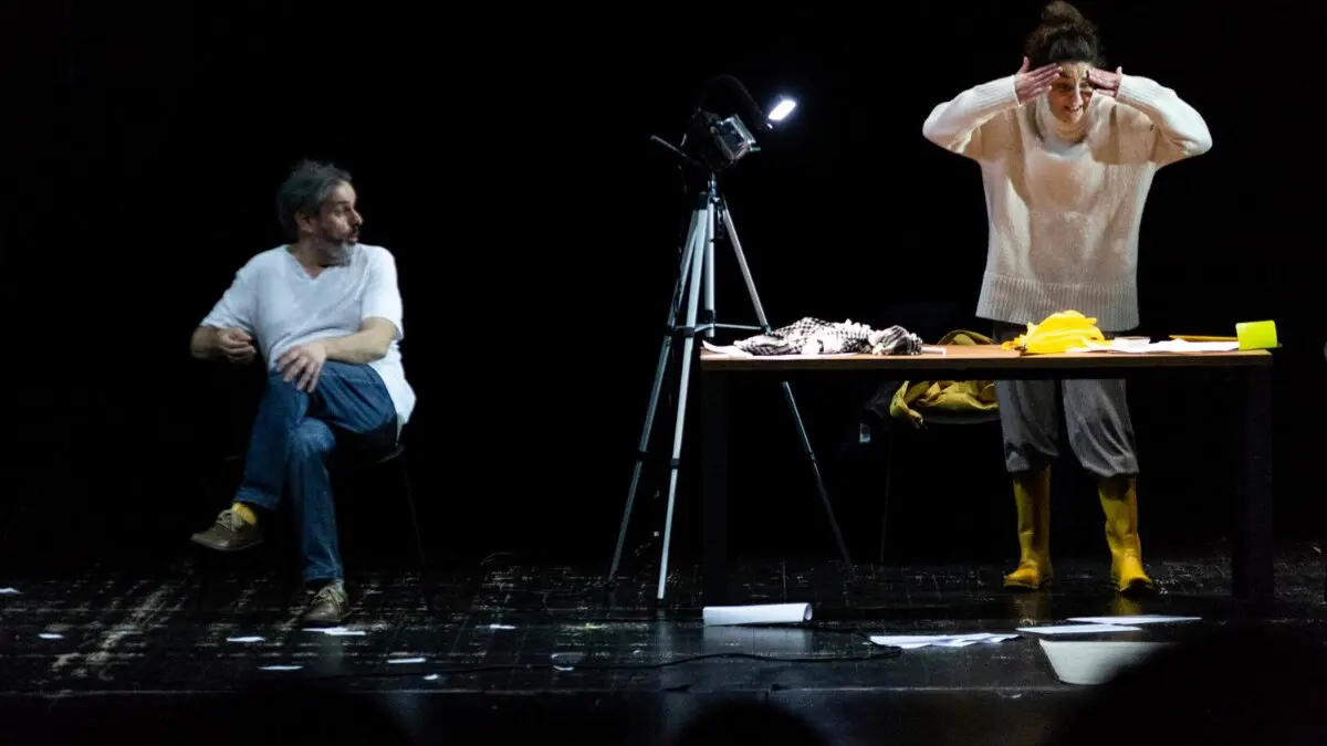 Representaci&oacute;n de la obra Profetas en el teatro Gustavo Freire de Lugo.