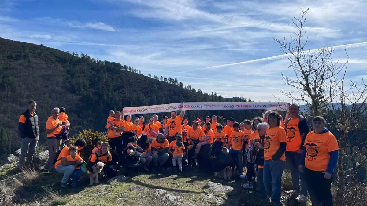 Marcha solidaria organizada por la Asociaci&oacute;n Galban. Imagen de Santa Eulalia (2)