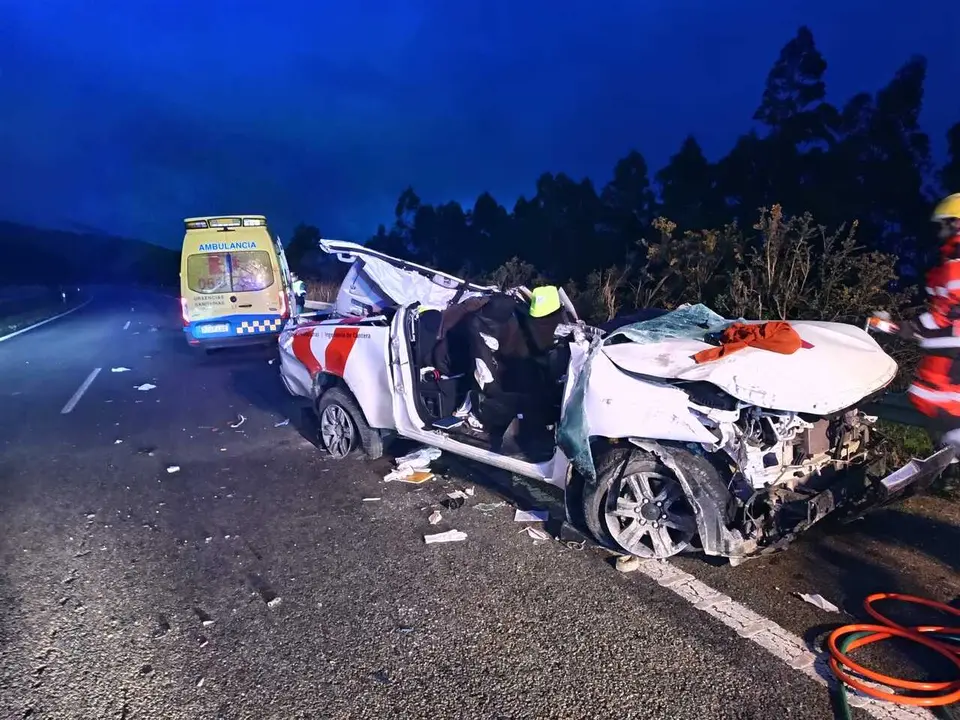Accidente en San Miguel de Reinante