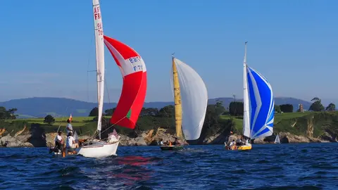 Semana N&aacute;utica en Ribadeo, vela, r&iacute;a de Ribadeo