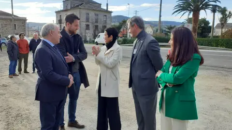 VISITA DE ISABEL PARDO DE VERA A CANGAS DE FOZ PARA PRESENTAR O PROXECTO DAS ROTONDAS NA N-642 EN XANEIRO DESTE ANO