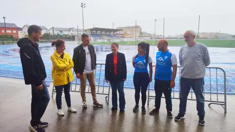 Reuni&oacute;n clubs atletismo. Cervo. Adri&aacute;n Ben.