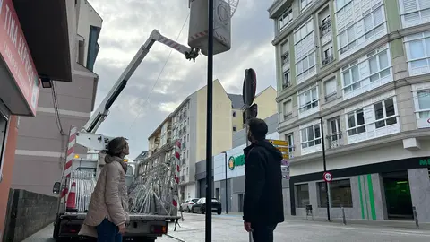 Supervisando la iluminaci&oacute;n navide&ntilde;a