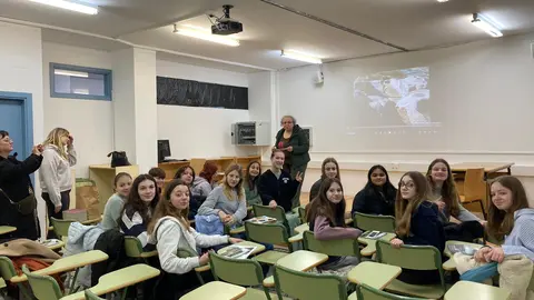 alfoz recibe alumnado intercambio franc&eacute;s