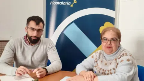 Carmen Cruzado y Jes&uacute;s P&eacute;rez