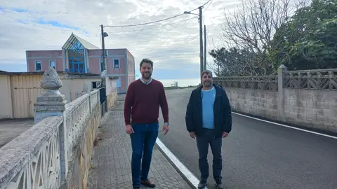 030524 O ALCALDE DE FOZ E O CONCELLEIRO &Aacute;NGEL FERN&Aacute;NDEZ EN A SAIRA (NOIS) (1)