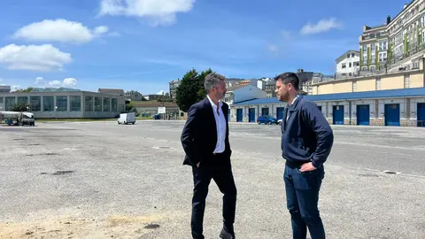 090524 O ALCALDE DE FOZ CO PRESIDENTE DA FEGAMP NO PORTO FOCEGO