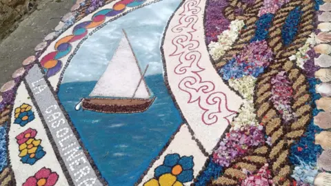 Alfombras florales castropol