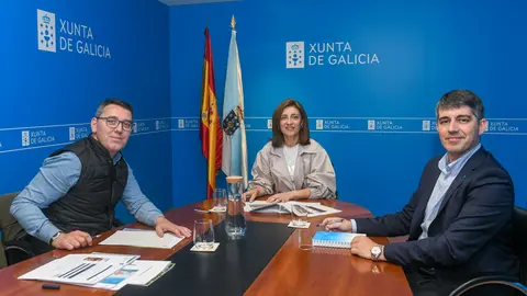 Visita de Dani Vega, alcalde de Ribadeo, a la conseller&iacute;a de Medio Ambiente