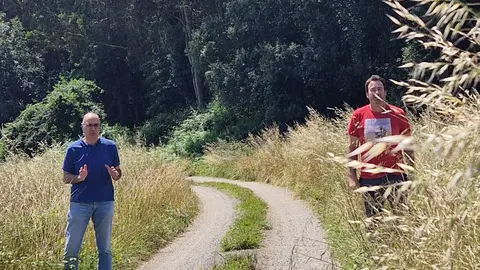 BNG de Ribadeo en caminos sin desbrozar