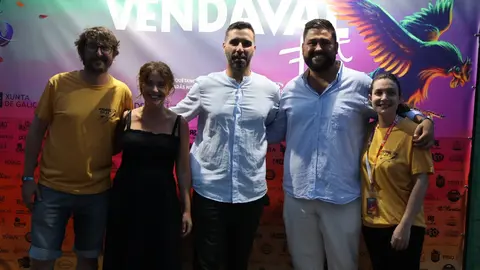 Foto do alcalde de Ribadeo no Vendabal Fest.