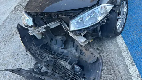 Accidente en Ribadeo, delante del Concello