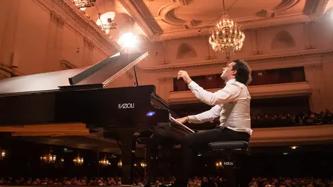 El pianista&nbsp;Martin Garcia Garcia
Photo by: Wojciech Grzedzinski