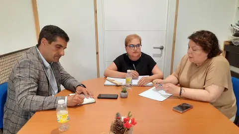 Carmen Cruzado y Gabriel Al&eacute;n, reuni&oacute;n Xunta con FCAM