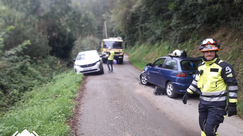 Accidente de tr&aacute;fico en Tapia de Casariego. Foto: SEPA