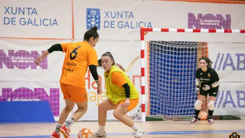 Silvia Rubal y Cristina Blanco, durante un entrenamiento. Foto: Sabela Blanco