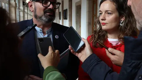 Efr&eacute;n Castro e Iria Castro, diputados provinciales del BNG