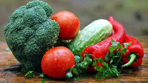 Verduras, alimentaci&oacute;n saludable, nutrici&oacute;n