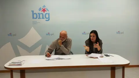 Olalla Rodil, en la reuni&oacute;n del consello comarcal del BNG