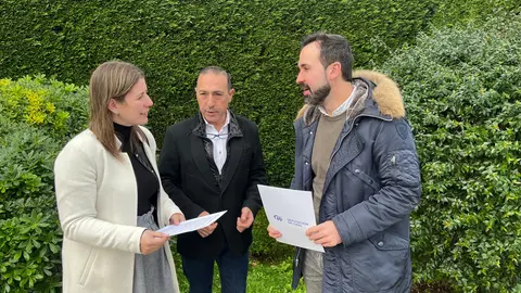 FOTO Antonio Ameijide, Demetrio Salgueiro e Dolores Garc&iacute;a (ARQUIVO)