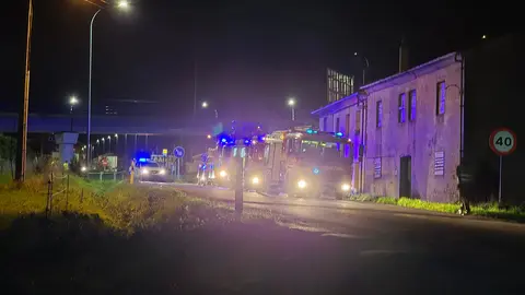 Incendio en Dompi&ntilde;or, Ribadeo