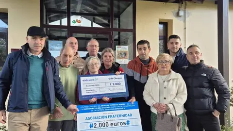Astilleros Gond&aacute;n y el Comit&eacute; de Empresa repartieron m&aacute;s de 10.000 euros en donativos solidarios