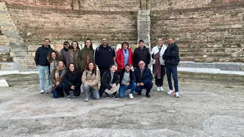 Docentes del CEIP de Cervo en Cartagena por la iniciativa Cada gota cuenta