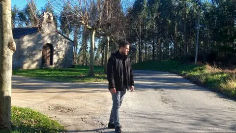 180125 O ALCALDE DE FOZ NA ESTRADA DO BISPO SANTO, QUE VAI SER MELLORADA POLA DEPUTACI&Oacute;N