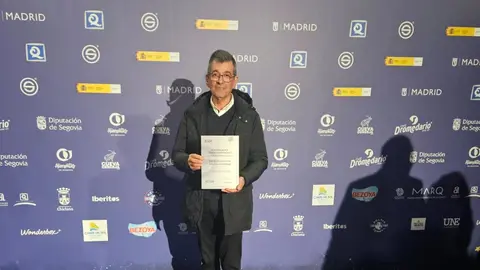 Luis Fern&aacute;ndez Guiti&aacute;n, alcalde de Sober, recogi&oacute; los renocimientos en Madrid