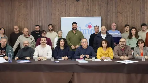 Foto de familia del BNG de A Mari&ntilde;a