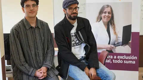 Pedro Fern&aacute;ndez y Lucas Santom&eacute;, orientadores del programa M&aacute;s Empleo de Cogami