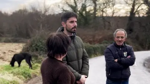 Modesto Renda supervis&oacute; la finalizaci&oacute;n de los trabajos en el vial de acceso a A Bardela, en la parroquia de Rom&aacute;n (Vilalba)
