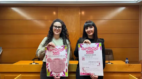 Paula Vigo y Marta Rouco presentaron la programaci&oacute;n del Entroido de Vilalba