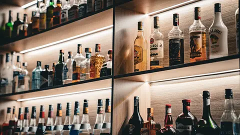 Alcohol, botellas, bar, botell&oacute;n